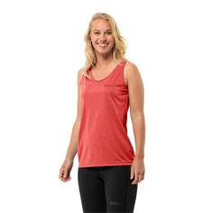 Rückansicht von Jack Wolfskin CROSSTRAIL TANK W Funktionsshirt Damen vibrant red