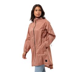 Rückansicht von Jack Wolfskin GUTLEUT COAT W Funktionsmantel Damen astro dust