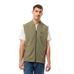 Rückansicht von Jack Wolfskin LIGHT CURL VEST M Fleeceweste Herren bay leaf