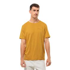 Rückansicht von Jack Wolfskin TRAVEL T M T-Shirt Herren curry