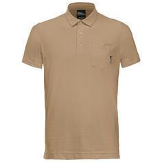 Jack Wolfskin TERRAL POLO M Poloshirt Herren sand storm