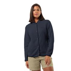 Rückansicht von Jack Wolfskin LIGHT CURL JKT W Fleecejacke Damen bay leaf