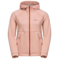 Jack Wolfskin FERNWEH HOODED JKT W Fleecejacke Damen rose dawn