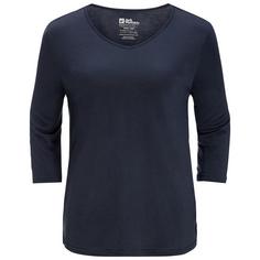 Jack Wolfskin MOLA 3/4 T W Funktionsshirt Damen night blue