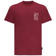 Jack Wolfskin JACK TENT T M T-Shirt Herren deep ruby