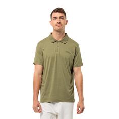 Rückansicht von Jack Wolfskin TRAVEL POLO M Poloshirt Herren bay leaf