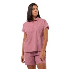 Rückansicht von Jack Wolfskin KARANA SHIRT W Langarmhemd Damen soft pink