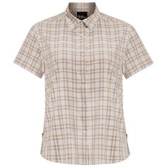 Jack Wolfskin FEBLA SHIRT W Langarmhemd Damen sand storm checks