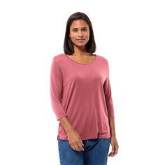 Rückansicht von Jack Wolfskin MOLA 3/4 T W Funktionsshirt Damen soft pink