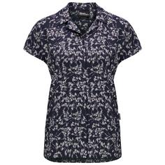 Jack Wolfskin SOMMERWIESE SHIRT W Langarmhemd Damen LEAVES night blue