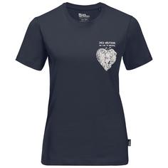 Jack Wolfskin DISCOVER HEART T W Funktionsshirt Damen night blue