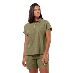 Rückansicht von Jack Wolfskin KARANA SHIRT W Langarmhemd Damen bay leaf