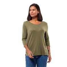 Rückansicht von Jack Wolfskin MOLA 3/4 T W Funktionsshirt Damen bay leaf