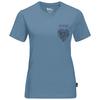 Jack Wolfskin DISCOVER HEART T W Funktionsshirt Damen - elemental blue