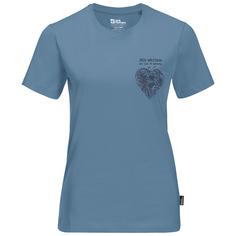 Jack Wolfskin DISCOVER HEART T W Funktionsshirt Damen elemental blue