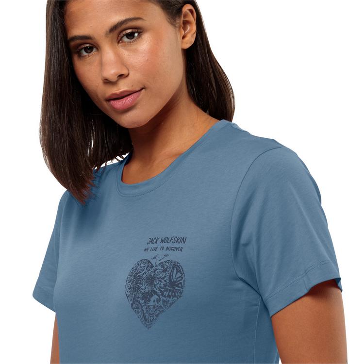 Jack Wolfskin Jack Wolfskin DISCOVER HEART T W Funktionsshirt Damen - elemental blue - 2 | SportScheck