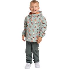 Rückansicht von Jack Wolfskin SMILEYWORLD 2L AOP JKT K Funktionsjacke Kinder ICON water lily
