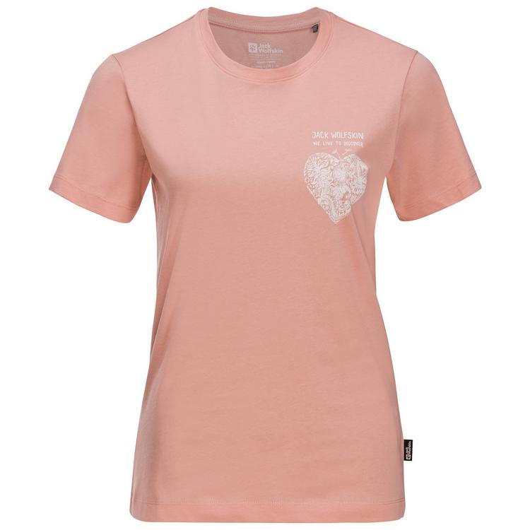Jack Wolfskin Jack Wolfskin DISCOVER HEART T W Funktionsshirt Damen - rose dawn - 0 | SportScheck