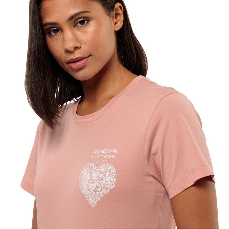 Jack Wolfskin Jack Wolfskin DISCOVER HEART T W Funktionsshirt Damen - rose dawn - 2 | SportScheck