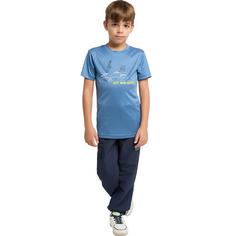 Rückansicht von Jack Wolfskin TURBULENCE PANTS K Funktionshose Kinder night blue