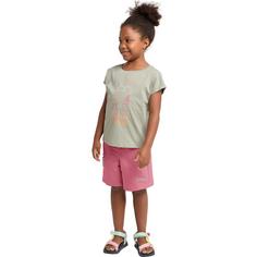 Rückansicht von Jack Wolfskin TURBULENCE SHORTS K Funktionshose Kinder soft pink