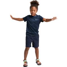 Rückansicht von Jack Wolfskin DESERT SHORTS K Funktionshose Kinder night blue