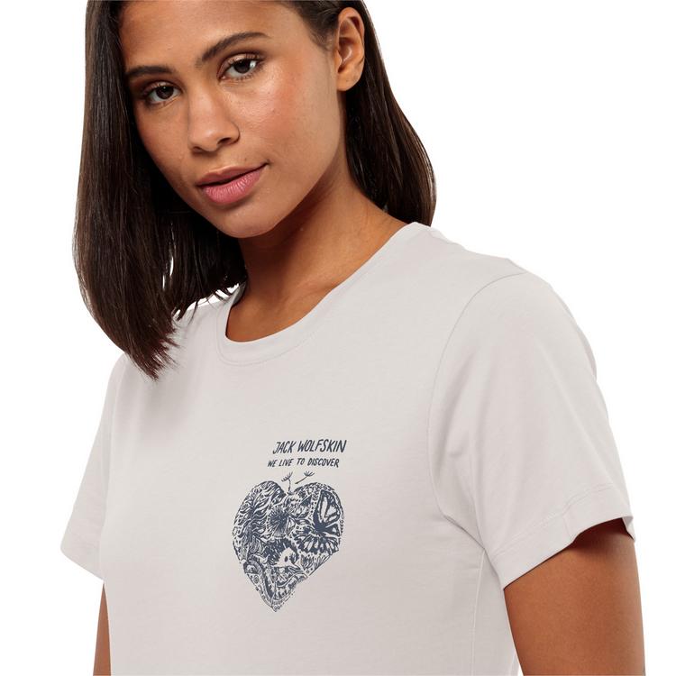 Jack Wolfskin Jack Wolfskin DISCOVER HEART T W Funktionsshirt Damen - sea shell - 2 | SportScheck