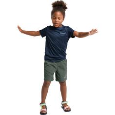Rückansicht von Jack Wolfskin DESERT SHORTS K Funktionshose Kinder slate green