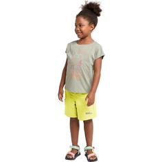 Rückansicht von Jack Wolfskin TURBULENCE SHORTS K Funktionshose Kinder firefly