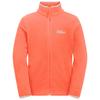 Jack Wolfskin TAUNUS JACKET K Fleecejacke Kinder - sunset coral