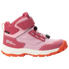 Rückansicht von Jack Wolfskin CYROX TEXAPORE MID K Wanderschuhe Kinder soft pink