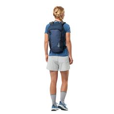 Rückansicht von Jack Wolfskin PRELIGHT SHAPE 15 Wanderrucksack Stark White