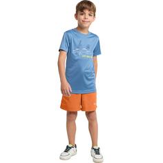 Rückansicht von Jack Wolfskin SUN SHORTS K Funktionshose Kinder digital orange