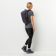 Rückansicht von Jack Wolfskin CYROX SHAPE 15 Wanderrucksack dark grape
