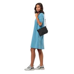 Rückansicht von Jack Wolfskin WANDERMOOD BAG Umhängetasche rainstorm