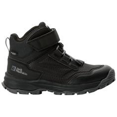 Rückansicht von Jack Wolfskin CYROX TEXAPORE MID K Wanderschuhe Kinder black