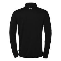 Rückansicht von Kempa 1/4 Zip Top Funktionssweatshirt schwarz