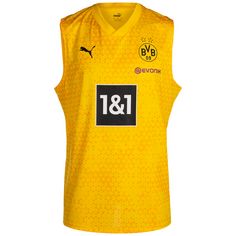 PUMA Borussia Dortmund Fanshirt Herren gelb / schwarz