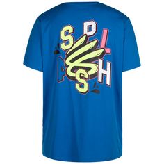 Rückansicht von Under Armour Curry Splash Party Basketball Shirt Herren blau