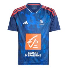 adidas Frankreich Kids Handballtrikot Replica Funktionsshirt Kinder Team Navy Blue 2
