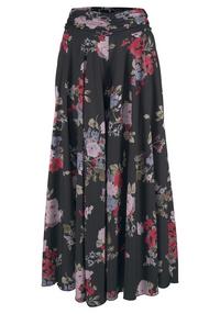 Lascana Hosenrock Hosenrock Damen - schwarz-bedruckt