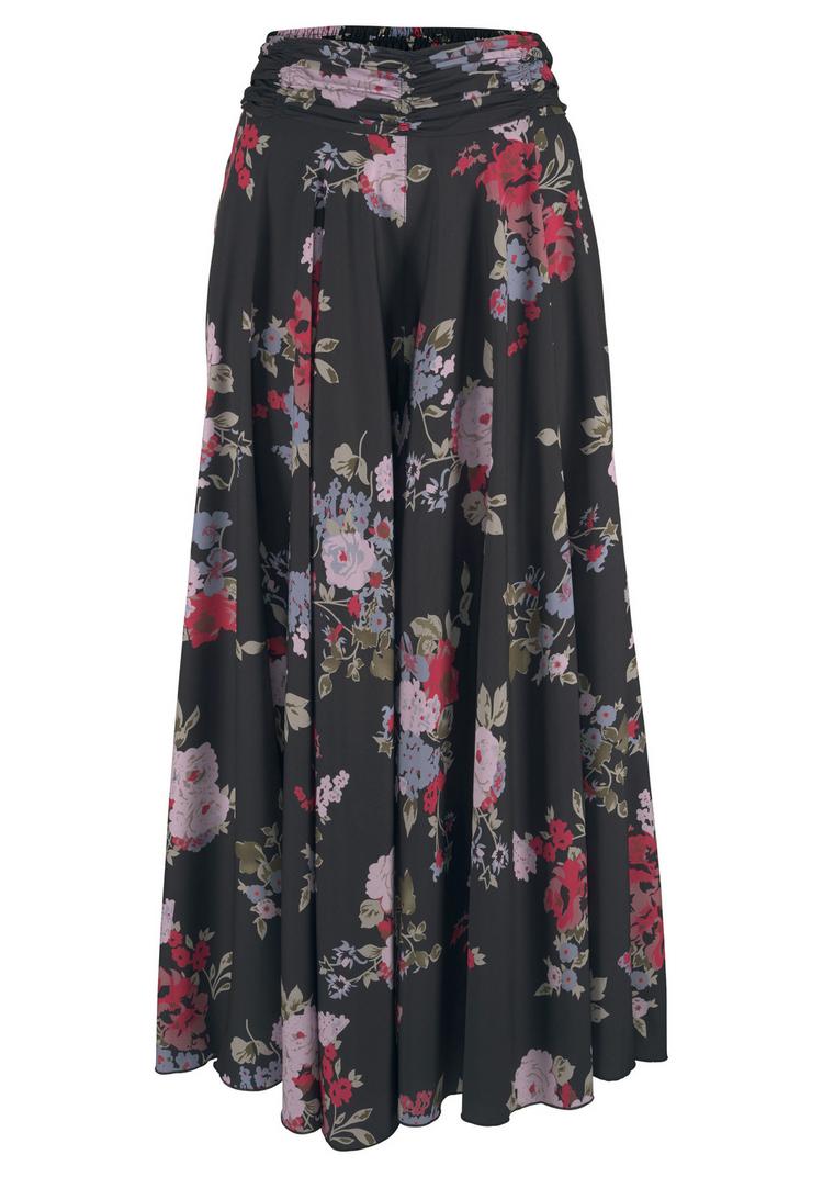 Lascana Lascana Hosenrock Hosenrock Damen - schwarz-bedruckt - 0 | SportScheck