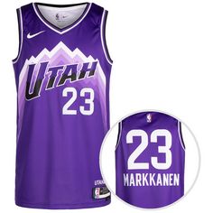 Nike NBA Utah Jazz City Edition Swingman Basketballtrikot Herren lila