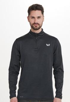 Rückansicht von Whistler Kalle M Waffle Midlayer Laufshirt Herren 1001 Black