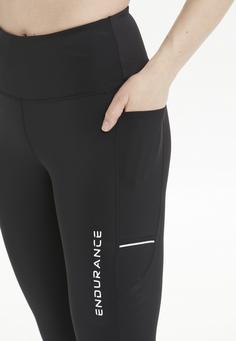 Rückansicht von Endurance Energy Tights Damen 1001 Black