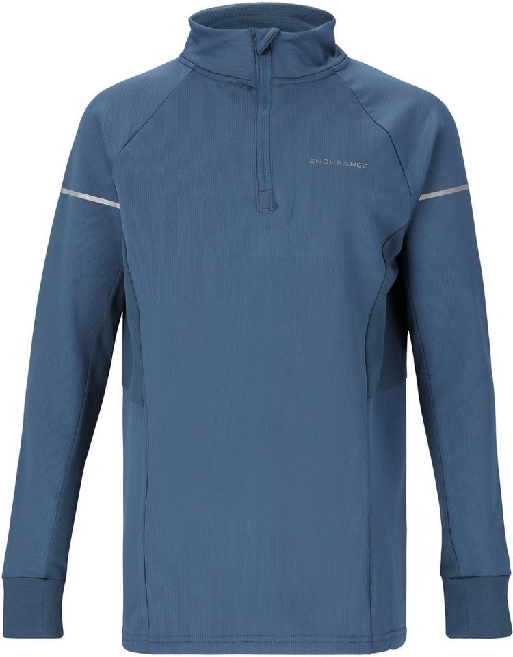 Endurance Endurance Kredly Langarmshirt Kinder - 2164 Slate Blue - 0 | SportScheck