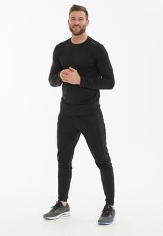 Rückansicht von Endurance Hubend Langarmshirt Herren 1001 Black