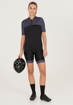 Rückansicht von Endurance Mangrove Fahrradtrikot Damen 1001A Black