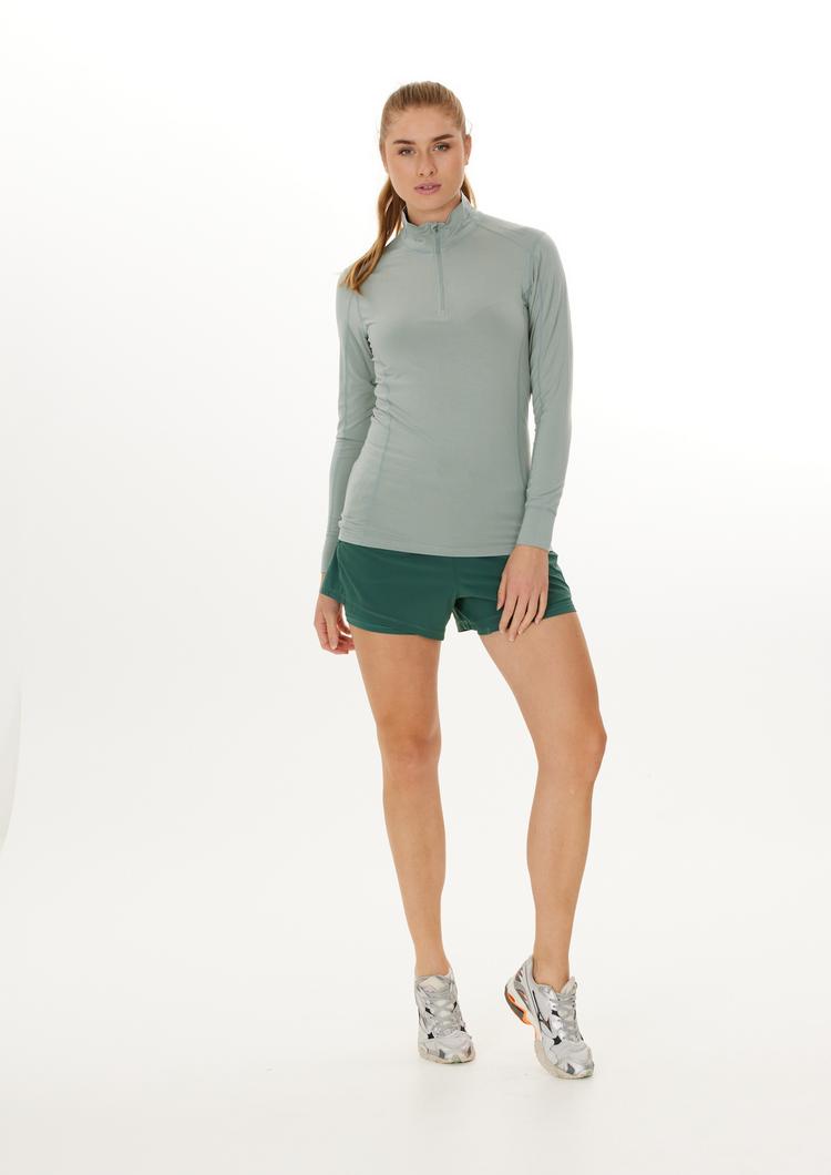 Endurance Endurance Lyma Langarmshirt Damen - 3131 Dusty Teal - 0 | SportScheck