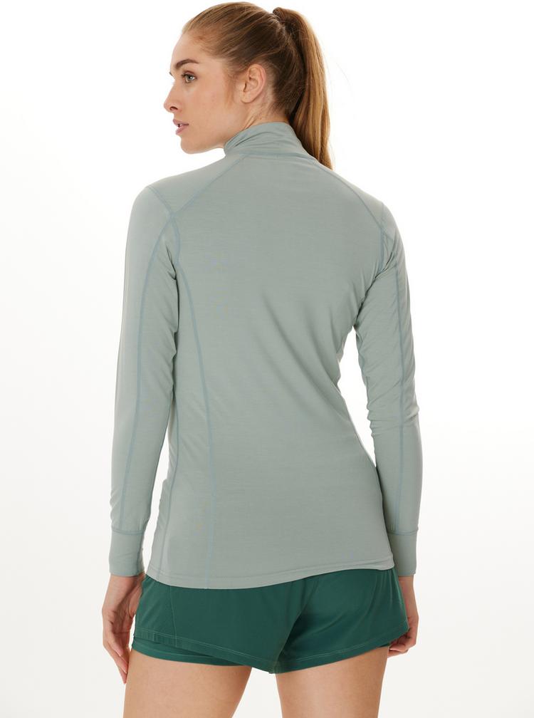 Endurance Endurance Lyma Langarmshirt Damen - 3131 Dusty Teal - 2 | SportScheck
